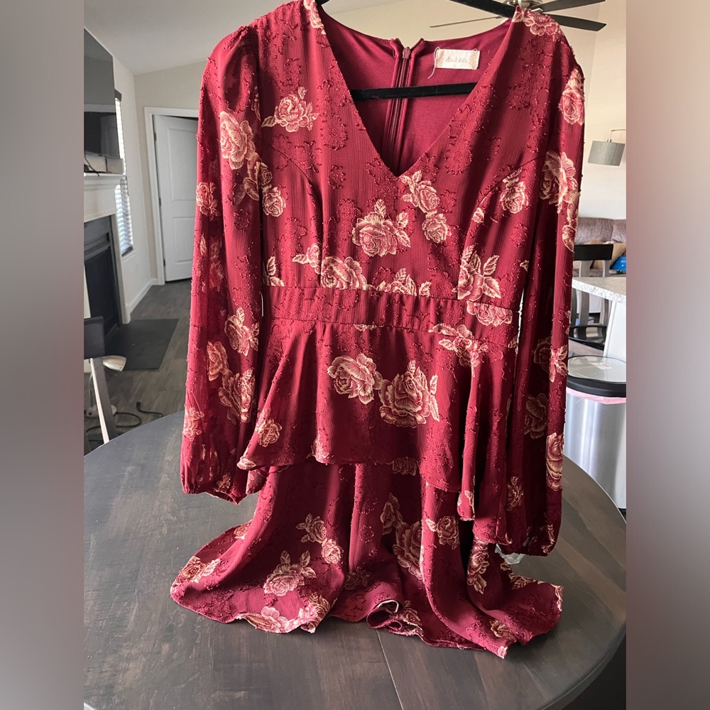 Fall colors Altered state mini dress size large . Worn once for an event.